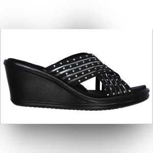 Skechers Jeweled Luxe Foam Slides